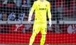 Shakhtar Donetsk goalkeeper Dmytro Riznyk is seen during the Conference League quarter-fin...
