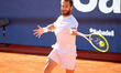 Corentin Moutet competes against Lorenzo Musetti during the round of 16 match on Day Six o...