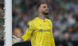 Pau Lopez of Real Betis gives instructions during the UEFA Europa League 2025/26 Quarter-F...