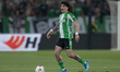 Hector Bellerin of Real Betis runs with the ball during the UEFA Europa League 2025/26 Qua...