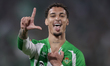 Antony Matheus dos Santos of Real Betis celebrates a goal during the UEFA Europa League 20...
