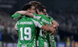 Antony Matheus dos Santos of Real Betis celebrates a goal during the UEFA Europa League 20...