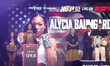 Alycia Baumgardner attends the official weigh-in at Madison Square Garden in New York City...