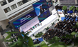 People attend the 'Debate on the Global Economy' event at the 2026 Spring Meetings of the...