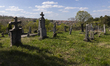 An Orthodox cemetery on Magarcev Breg hill in Sremski Karlovci, Vojvodina, Serbia, on Apri...