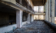 A hall is pictured in the Palace of Culture Energetik in Pripyat, a city abandoned after t...