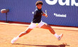 Arthur Fils plays against Lorenzo Musetti during the quarter-finals (Day Seven) of the Bar...