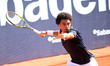 Arthur Fils plays against Lorenzo Musetti during the quarter-finals (Day Seven) of the Bar...