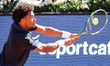 Arthur Fils plays against Lorenzo Musetti during the quarter-finals (Day Seven) of the Bar...