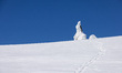 The Serbian-built St. Peter's Orthodox church on the peak of Kajmakčalan at 2521m high. Sp...