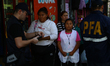 Federal Police (PFA) and immigration authorities conduct an operation in the Once neighbor...