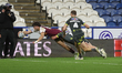 Huddersfield Giants score a try during the BetFred Super League match between Huddersfield...