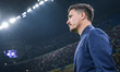 Fabio Pisacane, head coach of Cagliari Calcio, is seen during the Serie A Enilive match be...