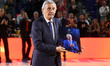 FC Barcelona pays tribute to Svetislav Pesic for coaching his last Euroleague game before...