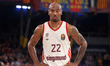 Isiaha Mike plays during the match between FC Barcelona and FC Bayern Munich, correspondin...