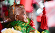 Man Maya Maharjan, 105, of Lalitpur, Nepal, marks her 5th Janku (Maha Divya Ratharohan) ri...