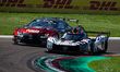 Thomas Flohr (Switzerland), Francesco Castellacci (Italy), and Davide Rigon (Italy) drive...