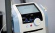 A BTL High Intensity Laser therapy machine is on display during the International Dental T...