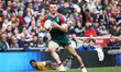 Adam Radwan of Leicester Tigers scores a try during the Gallagher Premiership Rugby match...