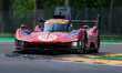 #50 Antonio Fuoco, Miguel Molina, and Nicklas Nielsen of Ferrari AF-Corse drive the Ferrar...