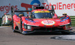 #50 Antonio Fuoco, Miguel Molina, and Nicklas Nielsen of Ferrari AF-Corse drive the Ferrar...