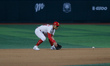 Moises Gutierrez #61 of the Diablos Rojos fields a ground ball during Game 2 of the 2026 M...