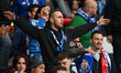 A Porto fan gestures during the UEFA Europa League Quarter Final 2nd Leg match between Not...