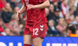 Stine Sandbech of Denmark is seen in action during the 2027 FIFA Women's World Cup Qualifi...