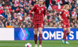 Simone Boye Sorensen of Denmark is seen in action during the 2027 FIFA Women's World Cup Q...