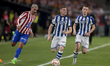 Antoine Griezmann of Atletico de Madrid runs with the ball during the Copa del Rey final m...