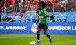 Jayden Nelson #7 of Austin FC drives the ball forward during the Major League Soccer match...