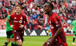 Richie Laryea #22 of Toronto FC celebrates after scoring a goal during the Major League So...