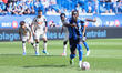 Prince Owusu #9 of CF Montreal runs with the ball during the Major League Soccer match bet...