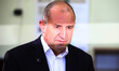 Former President and leader of ''Progressive Bulgaria'' Rumen Radev votes at a polling sta...