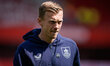 James Ward-Prowse of Burnley inspects the pitch prior to kick-off during the Premier Leagu...