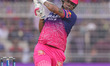 Shimron Hetmyer of Rajasthan Royals during the Indian Premier League match between Kolkata...