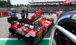 #51 Alessandro Pier Guidi, James Calado, and Antonio Giovinazzi of Ferrari AF-Corse, line...