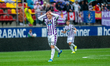 Chuki of Real Valladolid in action during the La Liga Hypermotion 2025-2026 match between...