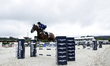 Federico Fernandez of Mexico rides Guru during the Grand Prix Jumping CSI 4* at Casas Nova...