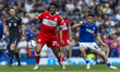 Marcelino Nunez of Ipswich Town and Adilson Malanda of Middlesbrough compete for the ball...