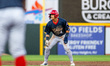 Bryan Rincon of the Reading Fightin Phils is on the bases during a Minor League Baseball g...