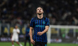 Carlos Augusto of FC Internazionale shows disappointment during the Coppa Italia semifinal...