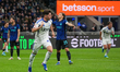 Martin Baturina celebrates a goal during the match between FC Internazionale and Como 1907...