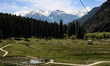 Tourists visit Betaab Valley in Pahalgam, Jammu and Kashmir, on April 22, 2026. The date m...