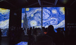 Bogota residents attended the opening of Van Gogh Alive, in Bogota, on July 30, 2016. An i...