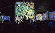 Bogota residents attended the opening of Van Gogh Alive, in Bogota, on July 30, 2016. An i...