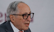 Mexico's Health Minister, David Kershenobich Stalnikowitz, speaks during a briefing on ''T...