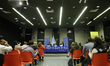 Humberto Henderson, representative of the UN Human Rights Office in Mexico; Volker Turk, U...