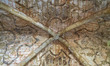 Detail of the decoration of one of the domes of the Monastery of Santa Maria de Rioseco, l...