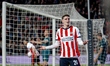 PSV Eindhoven player Guus Til is uncertain whether he or teammate Couhaib Driouech scored...